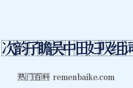 次韵子瞻吴中田妇叹组词是什么意思的图片